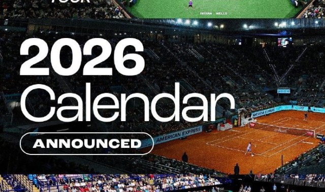 ATP2026年赛程：四大满贯时间确定 上海大师赛10月7日开始